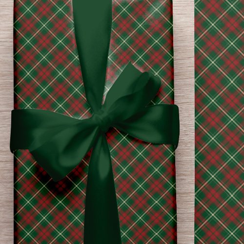 Simple elegant dark green gift wrap satin ribbon