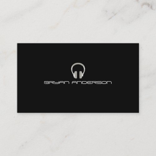 Simple  Elegant DJ Business Card