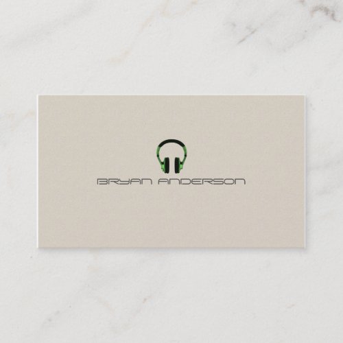 Simple  Elegant DJ Business Card