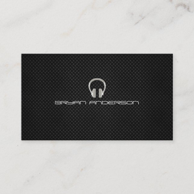 Simple & Elegant DJ Business Card (Front)