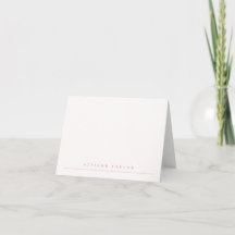 Simple Elegant Dusty Pink Custom Name