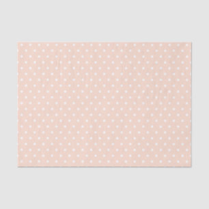 Simple Elegant Dusty Rose Pink with Polka Dots Tissue Paper