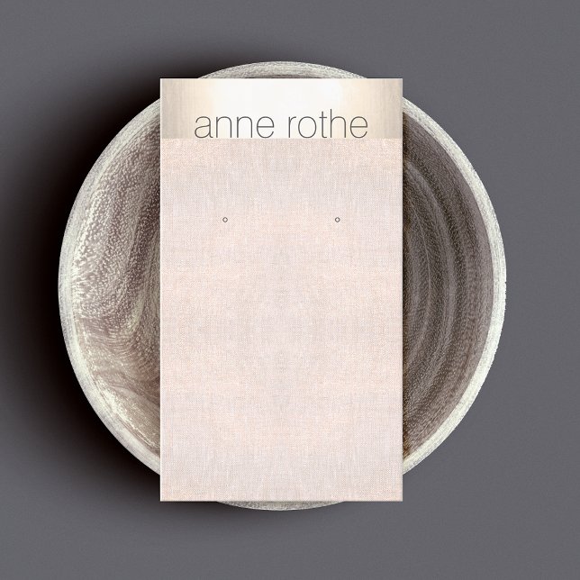 Simple Elegant Earring  Display Holder Business Card (Creator Uploaded)