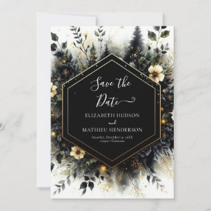 Simple Elegant Enchanted Forest Wedding Save The Date
