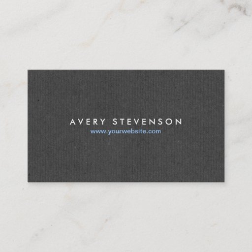 Customizable Simple Elegant Entrepreneur Gray Texture Look Business Card Templates