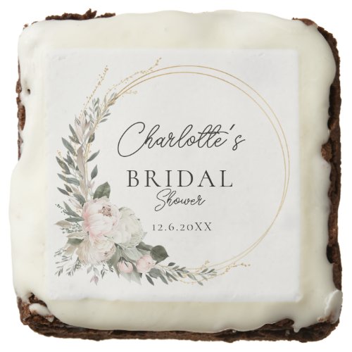 Simple elegant eucalyptus Bridal Shower     Brownie