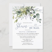 Simple Elegant Eucalyptus BRIDAL Shower By Mail Invitation (Front)