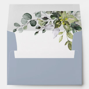 Simple Elegant Eucalyptus Envelope
