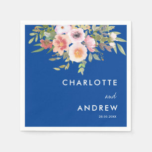 Simple, elegant eucalyptus, flowers   napkins