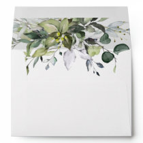 Simple Elegant Eucalyptus for 5x7 card Envelope Simple Elegant Eucalyptus for 5x7 card Envelope