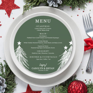 Simple Elegant Evergreen Menu