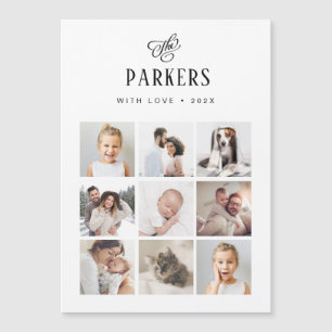 Simple Elegant Family Multi Photo Grid   Christmas