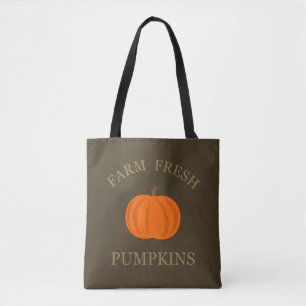 Simple Elegant Farm Fresh Pumpkins Tote Bag