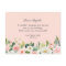 Simple Elegant Floral Be My Bridesmaid Proposal