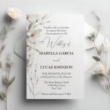 Simple Elegant Floral Wedding