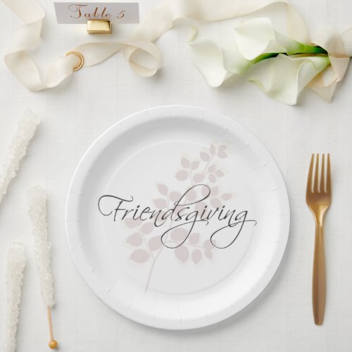 Simple Elegant Friendsgiving _ Plates