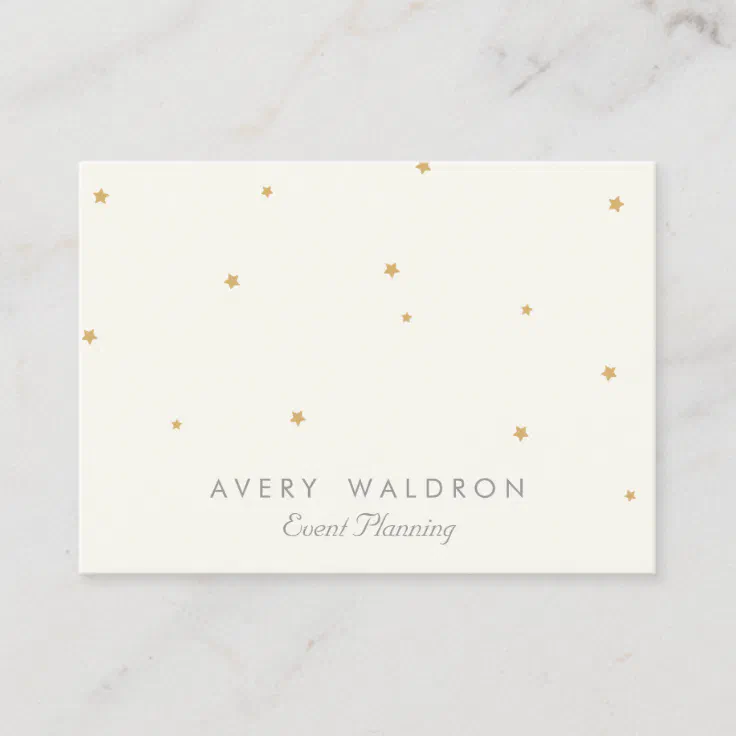 elegant event planner business cards