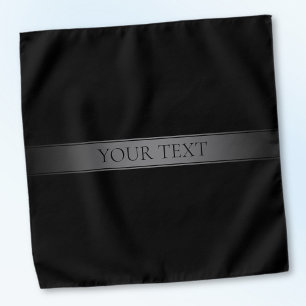 Simple Elegant Gradient Stripe Editable Color Bandana