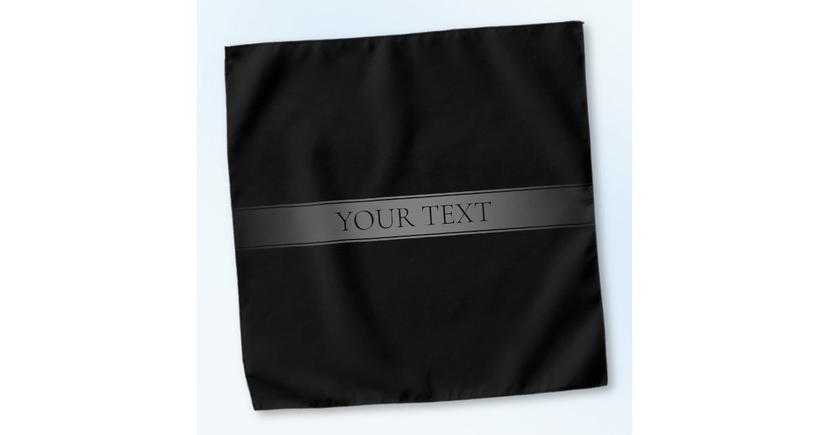 Gradient Bandanas Simple Elegant Gradient Stripe Editable Color Bandana | Zazzle