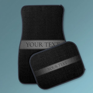 Simple Elegant Gradient Stripe Editable Color Car Floor Mat