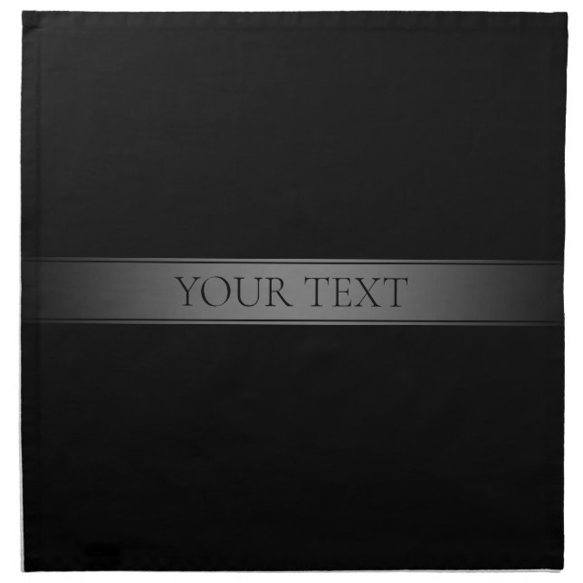 Simple Elegant Gradient Stripe Editable Color Cloth Napkin (Front)