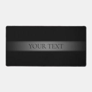 Simple Elegant Gradient Stripe Editable Color Desk Mat