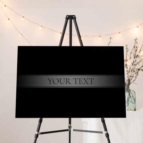 Simple Elegant Gradient Stripe Editable Color Foam Board