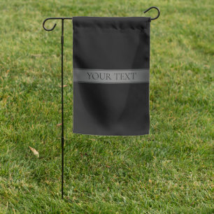 Simple Elegant Gradient Stripe Editable Color Garden Flag