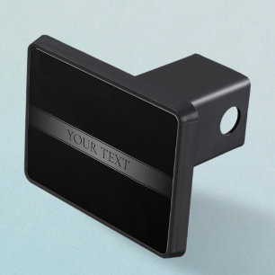 Simple Elegant Gradient Stripe Editable Color Hitch Cover