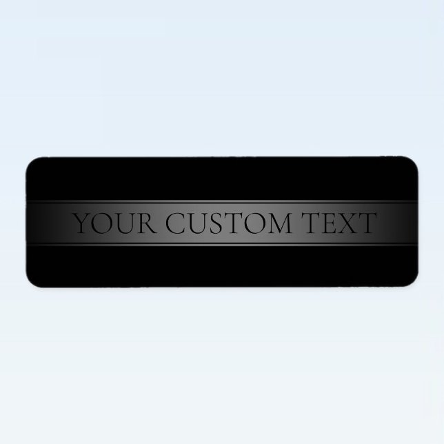 Simple Elegant Gradient Stripe Editable Color Label (Creator Uploaded)