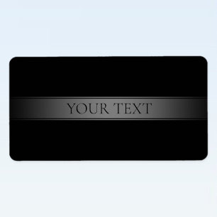 Simple Elegant Gradient Stripe Editable Color Label