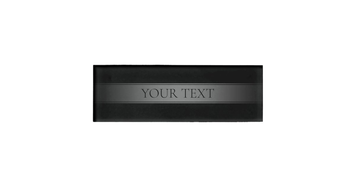 Simple Elegant Gradient Stripe Editable Color Name Tag | Zazzle