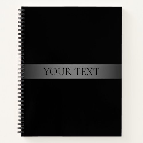 Simple Elegant Gradient Stripe Editable Color Notebook