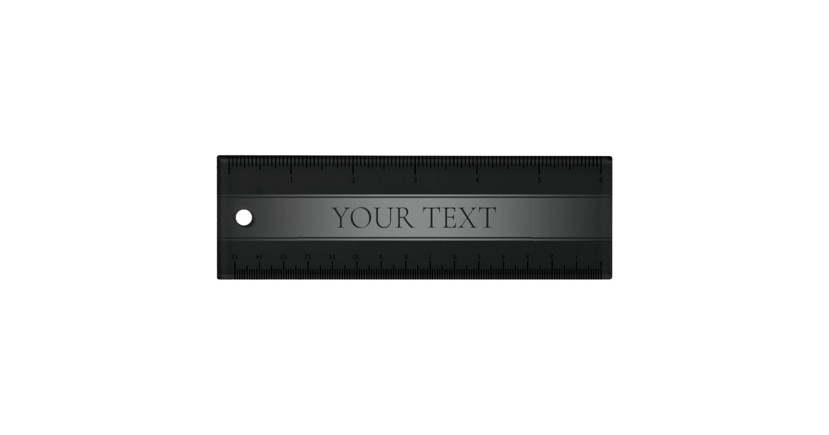 Simple Elegant Gradient Stripe Editable Color Ruler | Zazzle