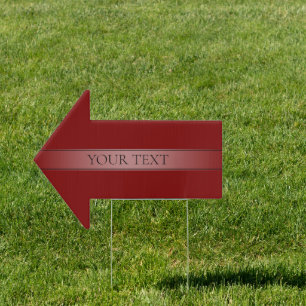 Simple Elegant Gradient Stripe Editable Color Sign