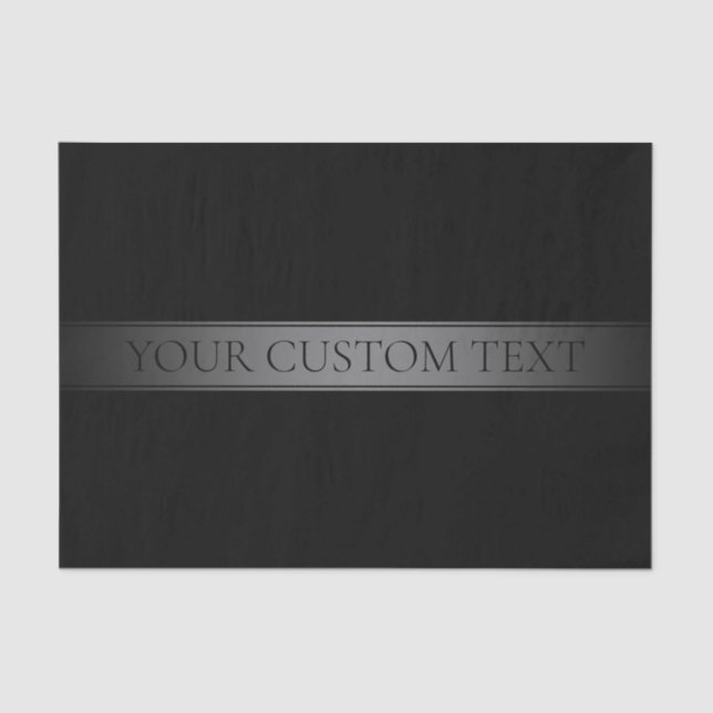 Simple Elegant Gradient Stripe Editable Color Tissue Paper (Front)