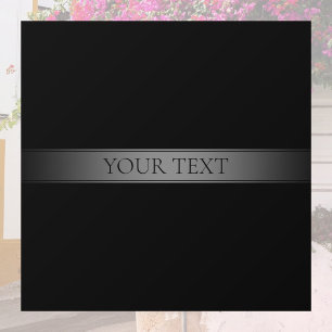 Simple Elegant Gradient Stripe Editable Color Window Cling