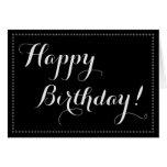 [ Thumbnail: Simple, Elegant "Happy Birthday!" Birthday Card ]