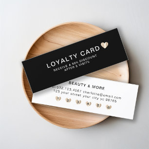 Simple Elegant Heart Loyalty Card