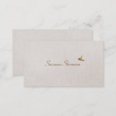 Simple Elegant Hummingbird Nature Business Card (Front/Back)