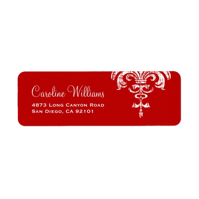 Simple Elegant Label (Front)