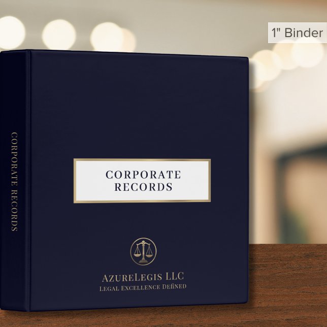 Simple Elegant Legal Services 3 Ring Binder (Creator Uploaded)