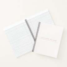 Simple Elegant LIght Pink Custom Name White