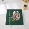 Simple Elegant Lines Oval Photo Wedding Guest Book