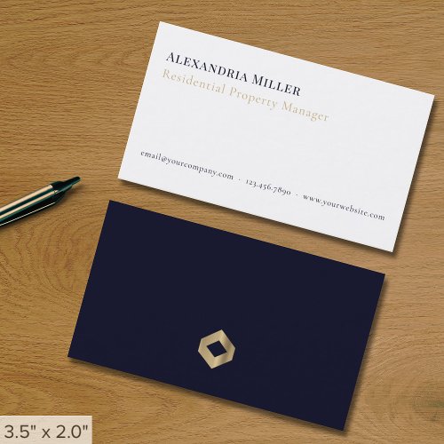 Simple Elegant Luxury  Business Card