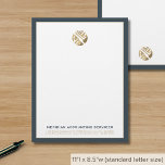 Simple Elegant Luxury Letterhead<br><div class="desc">Elevate your business correspondence with our luxury letterhead,  embodying simple elegance. It sets a professional tone for all your formal communications and documents.</div>