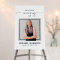 Simple Elegant Memorial Funeral Photo Welcome Sign