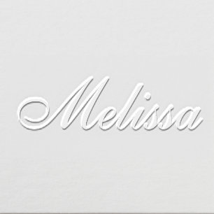 Simple Elegant Minimalist #11XL Script Name Only Embosser