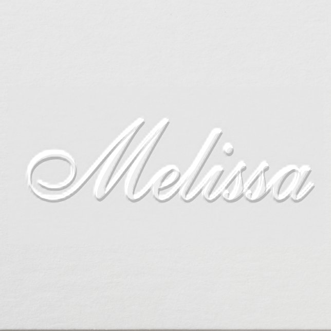 Simple Elegant Minimalist #11XL Script Name Only Embosser (Design)