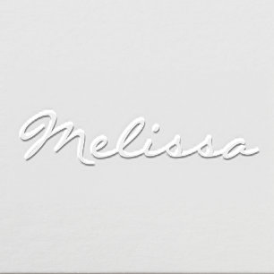 Simple Elegant Minimalist #14XL Script Name Only Embosser